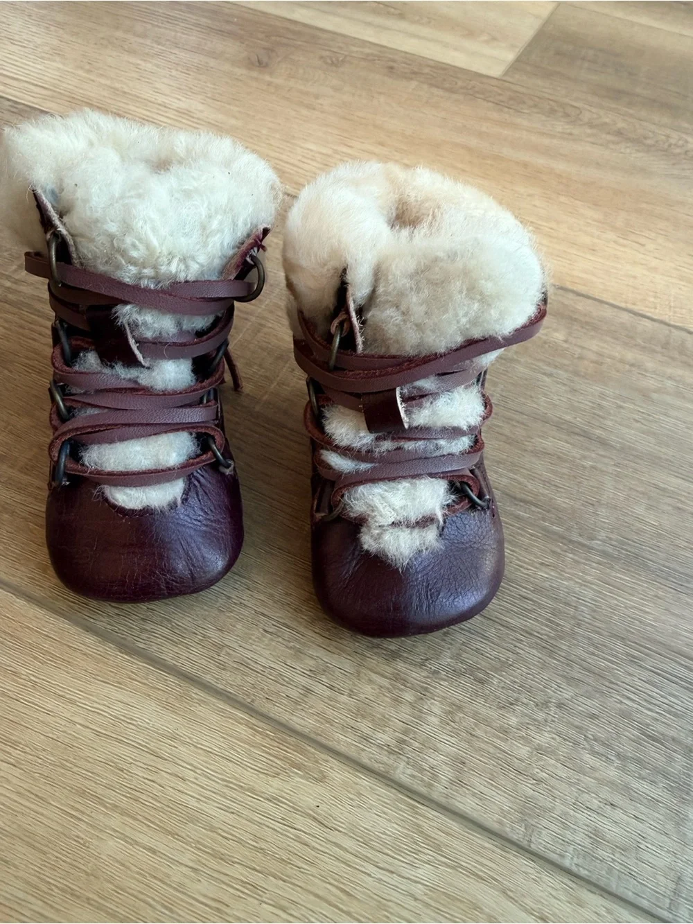 Leather Norway baby shoes